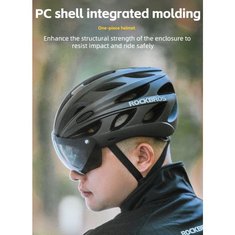 ROCKBROS Cyklistická Helma: Ultralehká EPS Ochrana pro MTB & Silniční Kolo – Prodyšná, Nárazuvzdorná