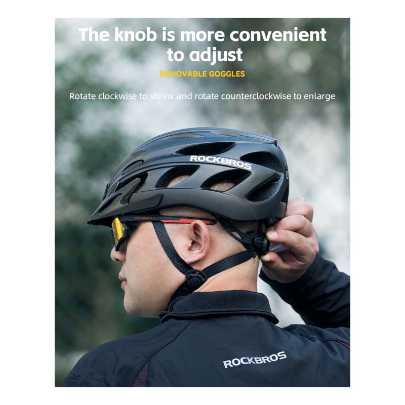 ROCKBROS Cyklistická Helma: Ultralehká EPS Ochrana pro MTB & Silniční Kolo – Prodyšná, Nárazuvzdorná