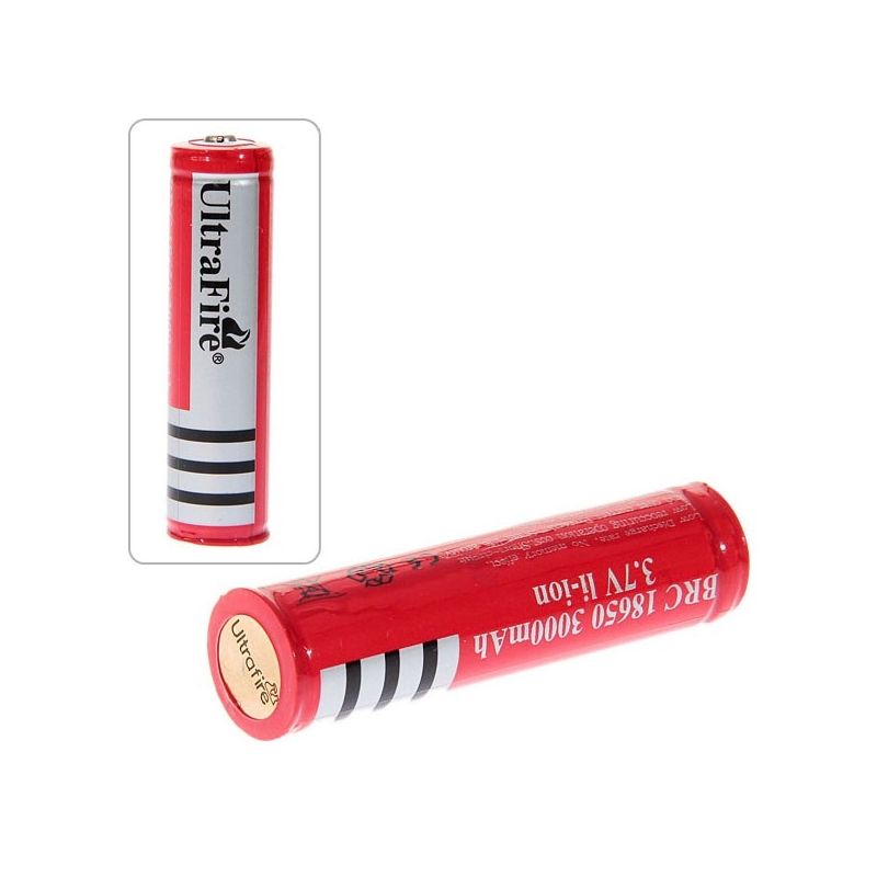 **UltraFire 18650 3.7V 3000mAh chráněná Li-ion dobíjecí baterie pro spolehlivý výkon a dlouhou životnost**