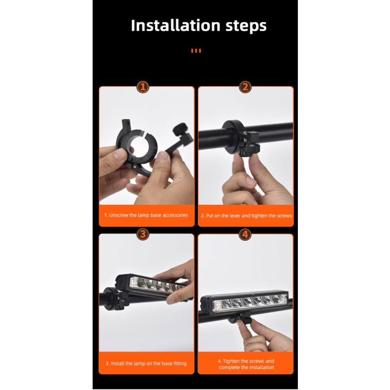 Jasná cyklistická světla 5200 lumenů, přední LED svítilna na kolo, bezpečnostní světlo USB-C pro noční jízdu