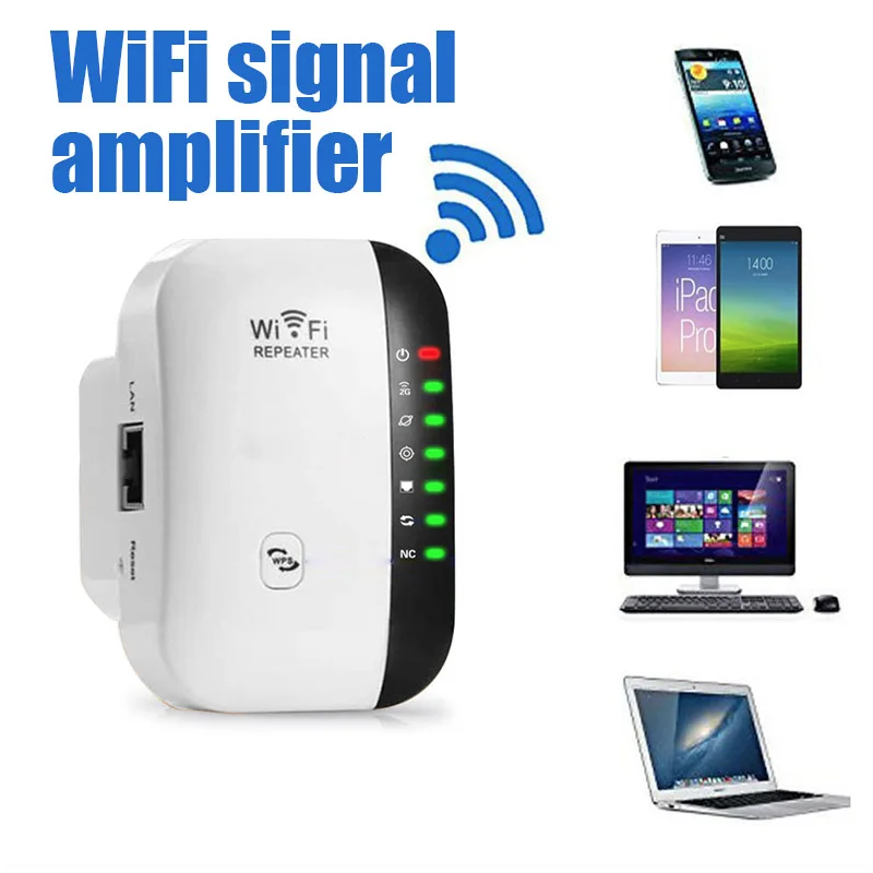 Wifi Repeater Zesilovač Signálu | Rozšířený Router pro Celý Dům | Do Ložnice, Prochází Zdí