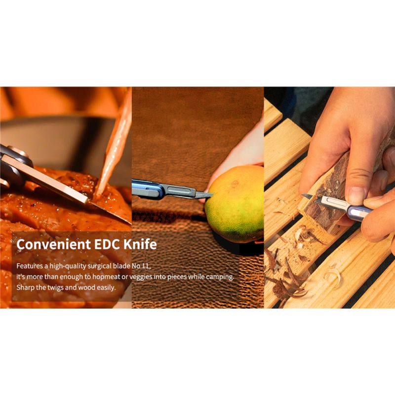 Wuben E62 Multifunkční Pero Světlo, EDC LED Svítilna 130 Lumenů – Lehká Kompaktní s Dlouhou Výdrží