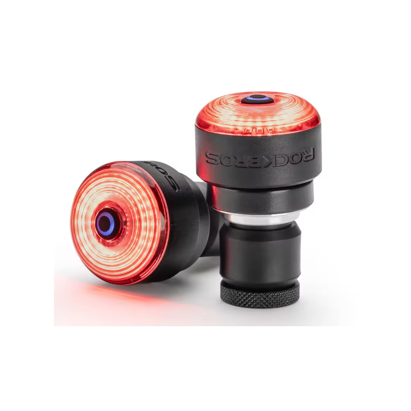ROCKBROS R0: Integrované zadní světlo na kolo do záslepky řídítek. USB-C, MTB/silnice. Pro vaši bezpečnost!