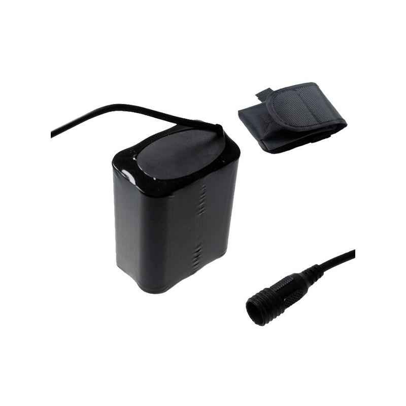 Baterie Roub pevné rozhraní 8.4V 13200mAh pro LED světlo na kolo vodotěsné šest 18650 článků cyklistika