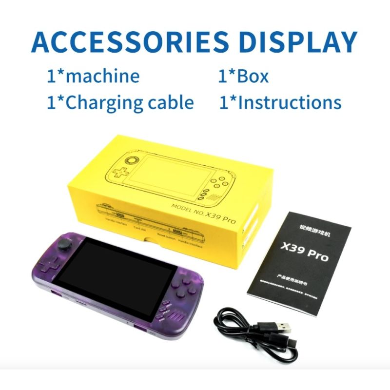 POWKIDDY X39pro Ruční Konzole | 4,3