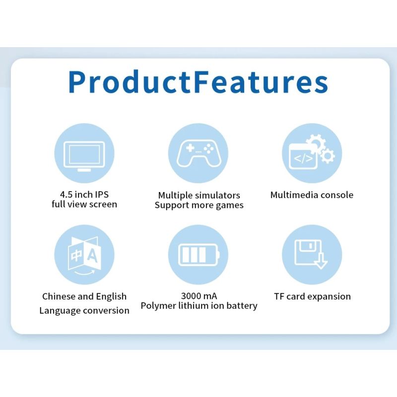 POWKIDDY X39pro Ruční Konzole | 4,3