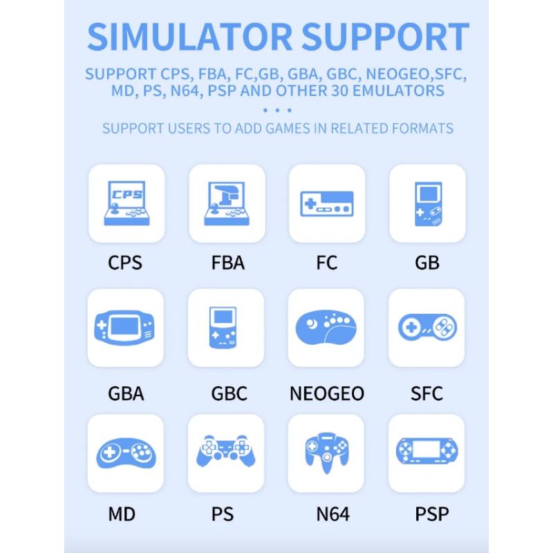 POWKIDDY X55 Kapesní Herní Konzole - 5,5