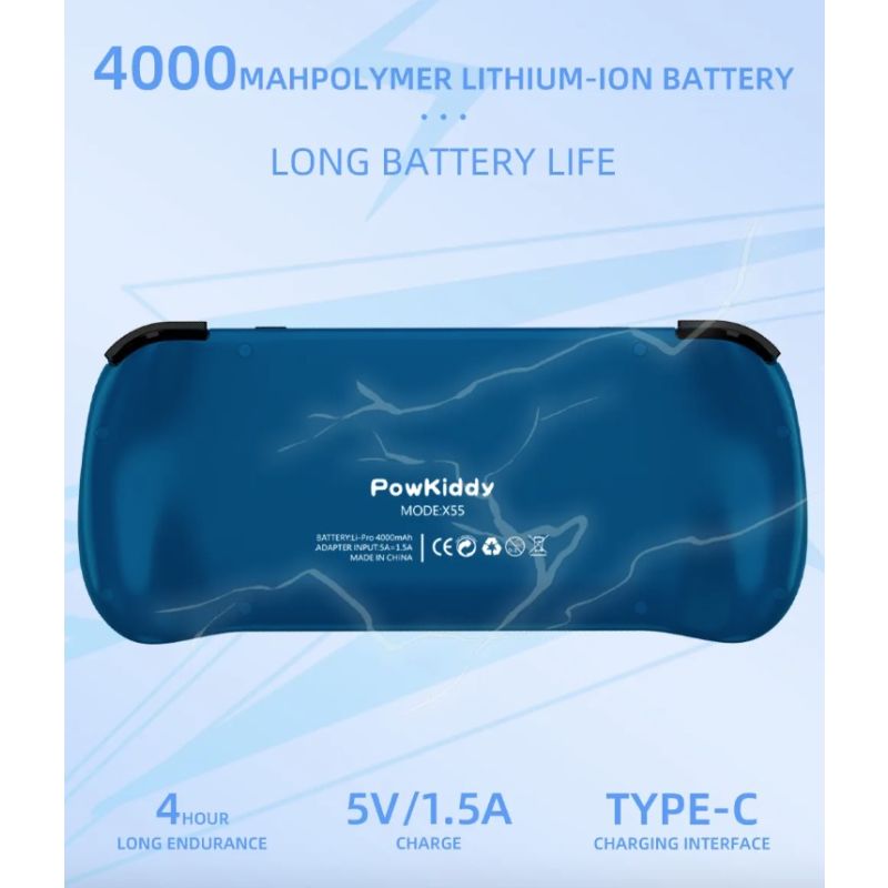 POWKIDDY X55 Kapesní Herní Konzole - 5,5