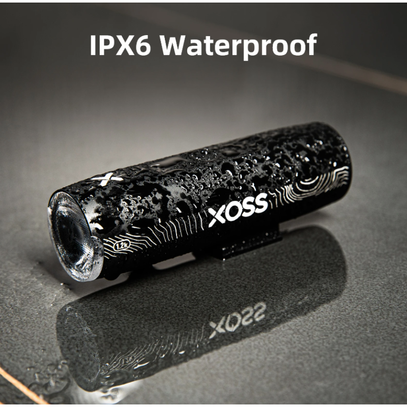 XOSS XL-1200 Cyklistické Světlo 1200 Lumenů – Dobíjecí Přední Lampa na Kolo, Vodotěsné, 6 Režimů