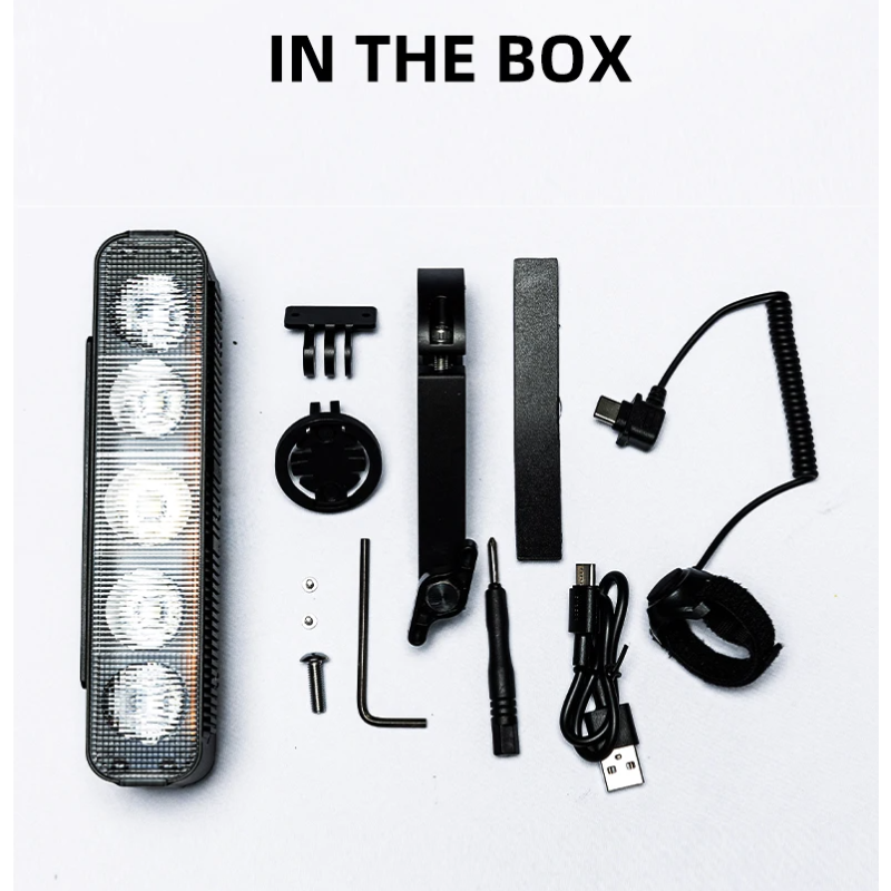 XOSS XL3000 Přední Svítilna – 3000 Lumenů, Dobíjecí TypeC pro Bezpečné Noční Jízdy a Viditelnost