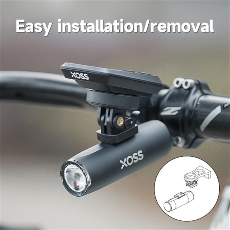 XOSS XL-800 Přední Svítilna na Kolo 800Lm | Vodotěsná Dobíjecí USB MTB Světlo pro Noční Jízdu