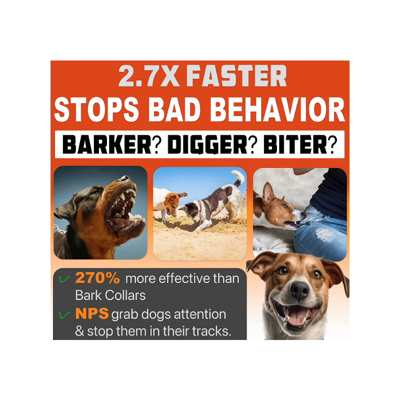 Odpuzovač psů s LED svítilnou – Dobíjecí ultrazvukový výcvik psů & Efektivní kontrola štěkání