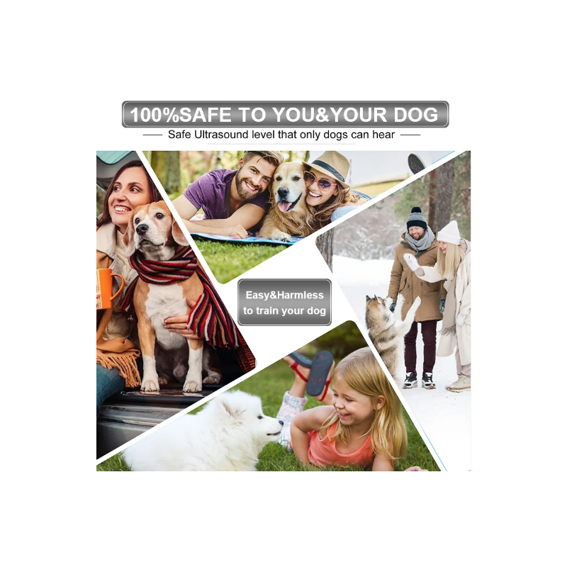 Ultrazvukový odpuzovač psů s LED svítilnou | Přenosný | Trénink proti štěkání | Bezpečná úprava chování