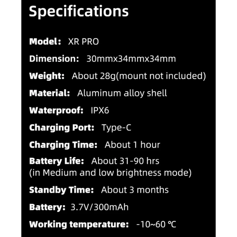 XOSS XR Pro Cyklistické Zadní Světlo, Inteligentní Brzdění, Vodotěsné USB LED Nabíjení pro Bezpečnost na Kole