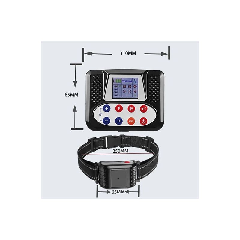 Bezdrátový elektronický ohradník Colla 2025 – Inteligentní výcvik psů Proti ztrátě a štěkání s barevným displejem