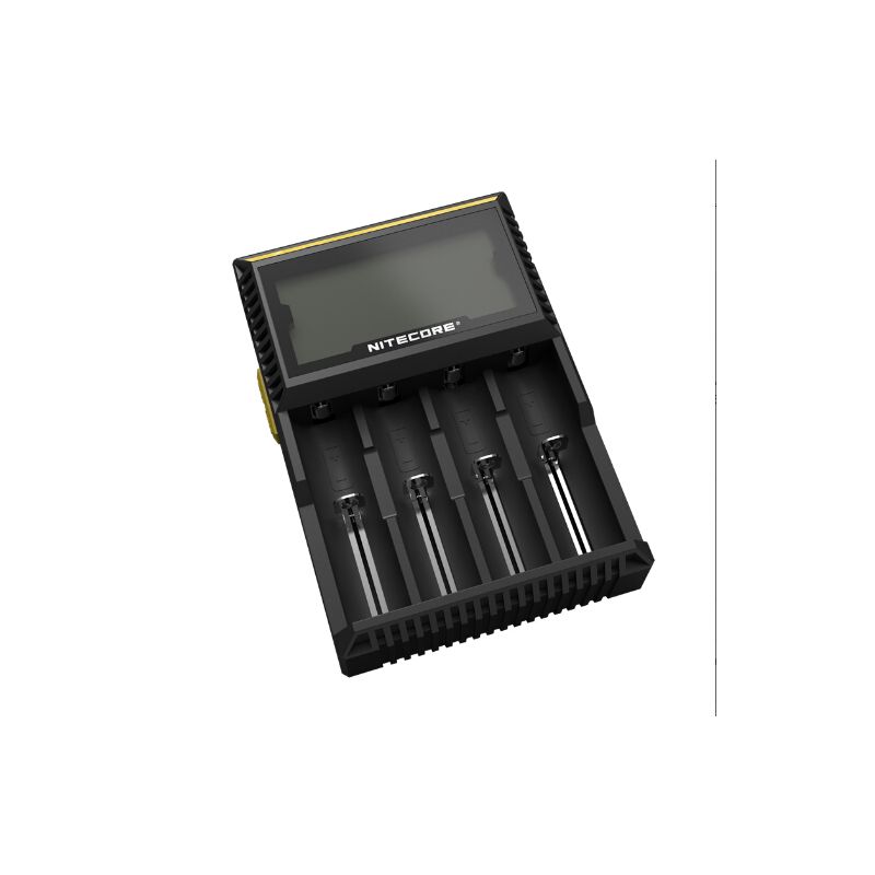 Nitecore D4 Digicharger Inteligentní Nabíječka s LCD Displejem, Ochrana proti Přepětí, pro 18650, Li-ion Baterie 700646178704