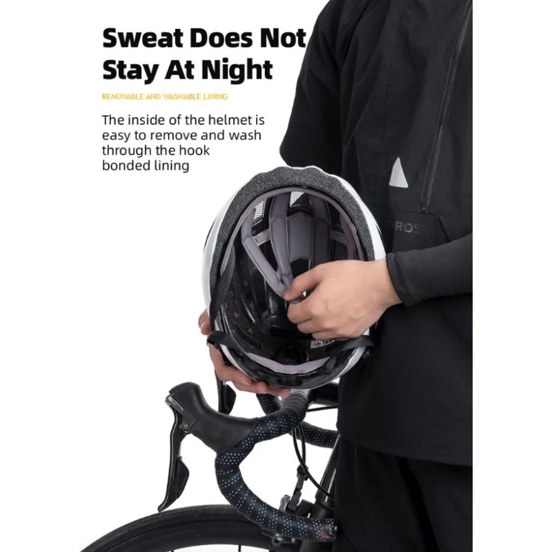 ROCKBROS Cyklistická Helma s USB LED Zadním Světlem – Ultralehká MTB & Silniční Bezpečnostní Helma pro Dospělé