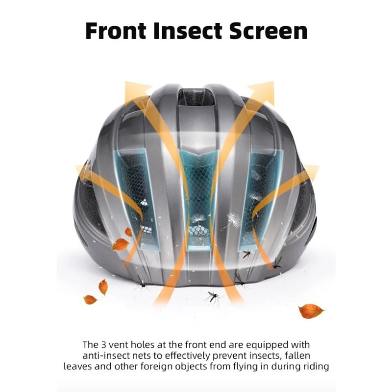 ROCKBROS Cyklistická Helma s USB LED Zadním Světlem – Ultralehká MTB & Silniční Bezpečnostní Helma pro Dospělé