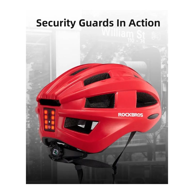 ROCKBROS Cyklistická Helma s USB LED Zadním Světlem – Ultralehká MTB & Silniční Bezpečnostní Helma pro Dospělé