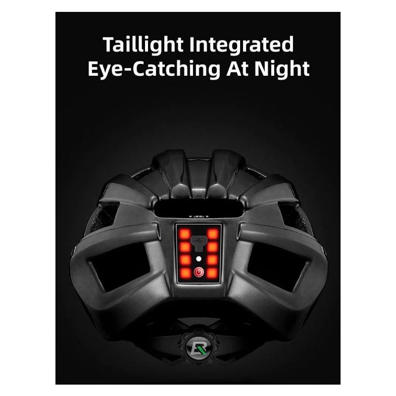 ROCKBROS Cyklistická Helma s USB LED Zadním Světlem – Ultralehká MTB & Silniční Bezpečnostní Helma pro Dospělé