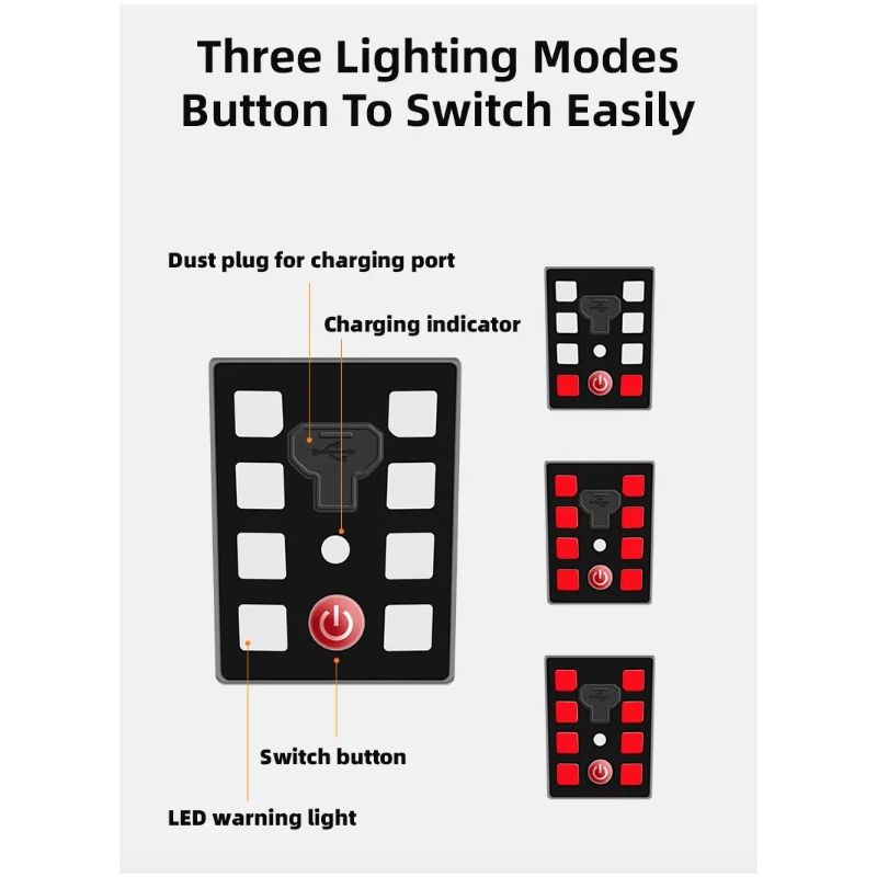 ROCKBROS Cyklistická Helma s USB LED Zadním Světlem – Ultralehká MTB & Silniční Bezpečnostní Helma pro Dospělé