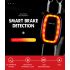 MEILAN X6 chytré zadní světlo na kolo LED vysoký jas USB dobíjecí vodotěsné pro bezpečnost cyklistů