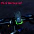 Jízdní kolo světla 2400 lumenů inteligentní režim USB dobíjecí pro max viditelnost cyklistická bezpečnost