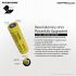 NITECORE 21700 inteligentní bateriový systém 5000mAh magnetická technologie pro milovníky outdooru