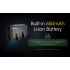NITECORE NU25 UL LED čelovka kompaktní 400 lumenů dvoupaprsková nabíjení USB-C ideální pro outdoor nadšence