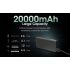 Powerbanka NITECORE CARBO 20000 IPX5 voděodolná rychlé nabíjení PD QC 20W ideální pro technologie na cestách