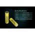 Nitecore NL1836 3600mAh Li-ion dobíjecí baterie pro svítilnu/čelovku, chráněná 3.6V