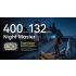 NITECORE NU25 MCT LED Čelovka – 400lm Dvoupaprsková s USB-C pro Outdoor, Turistiku & Kempování