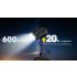 NITECORE TINI3 600 lumenů kompaktní EDC svítilna s vestavěnou baterií pro outdoor a nouzové použití