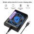 YONII D4 LCD 4 slot 18650 Nabíjecka baterií pro 18650 21700 26650 Lithiová AA AAA Ni-mh baterie