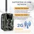 HC801M Trail Wildlife Kamera 20MP 1080p Noční Vidění Mobilní Lovecké Kamery pro Pozorování Přírody a SMS