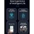 Objevte 3D Face Smart Door Lock bezpečnostní kamerový monitor biometrickým klíčem moderní pohodlí domova