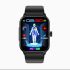 ET540 Glukóza EKG Tělesná teplota Krevní tlak Kyslík v krvi Srdeční frekvence Volání Bluetooth Smartwatch Fitness Tracker