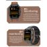 Chytré hodinky ET550 Krevní glukóza EKG Telesná teplota Krevní tlak Krevní Kyslík Srdecní tep Bluetooth Volání Fitness Tracker