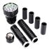 UltraFire 28T6 LED svítilna 40000 lumenů 5 režimů outdoorová svítilna vysoký výkon pro turistiku a kemping