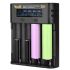 YONII D4 LCD 4 slot 18650 Nabíjecka baterií pro 18650 21700 26650 Lithiová AA AAA Ni-mh baterie
