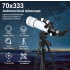 Profesionální astronomický dalekohled Bossdun 333X pro děti sledování Měsíce nebeských objektů vesmíru