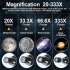 Profesionální astronomický dalekohled Bossdun 333X pro děti sledování Měsíce nebeských objektů vesmíru