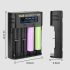 YONII D4 LCD 4 slot 18650 Nabíjecka baterií pro 18650 21700 26650 Lithiová AA AAA Ni-mh baterie
