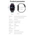 ET540 Glukóza EKG Tělesná teplota Krevní tlak Kyslík v krvi Srdeční frekvence Volání Bluetooth Smartwatch Fitness Tracker