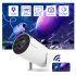 Projektor HY300 inteligentní přenosný Android projektor s WiFi 1280x720P a Full HD pro domácí kino a prezentace