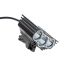 SolarStorm X3 LED cyklistické světlo 3000 lumenů černé přední světlomet vodotěsné IP65 noční jízdy