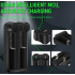 Nabíječka baterií 21700 pro 18650 14500 s inteligentní MCU technologií nabíječka s nezávislými sloty a ochranou