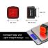 Enfitnix Cubelite III chytré zadní světlo ultra jasné LED světlo 30 lumenů USB nabíjení bezpečnost na kole