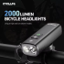 CYCLAMI BR2000/BR1200 světlo na kolo, 2000/1200 lumenů, USB-C. Odolné pro MTB/silnici. Buďte v bezpečí!