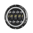 7palcový motocyklový LED světlomet pro Harley Jeep Wrangler Hummer 75W vodotěsný IP67 reflektor 6000K světlo